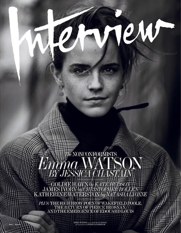 Emma Watson Fucking Hard - Emma Watson on the cover of Interview magazine, May 2017. | Coup De Main  Magazine