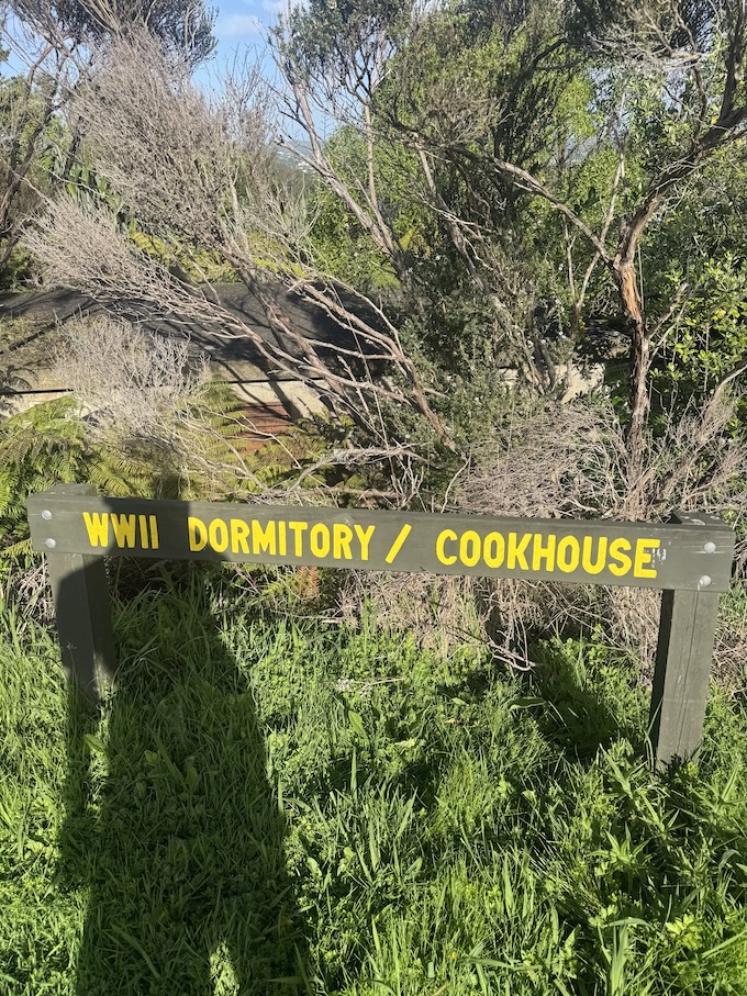 On my run I stumbled across a series of concrete structures left over from World War II. I peaked my head into this one and it did not look like a nice place to sleep or cook. Definitely haunted too.