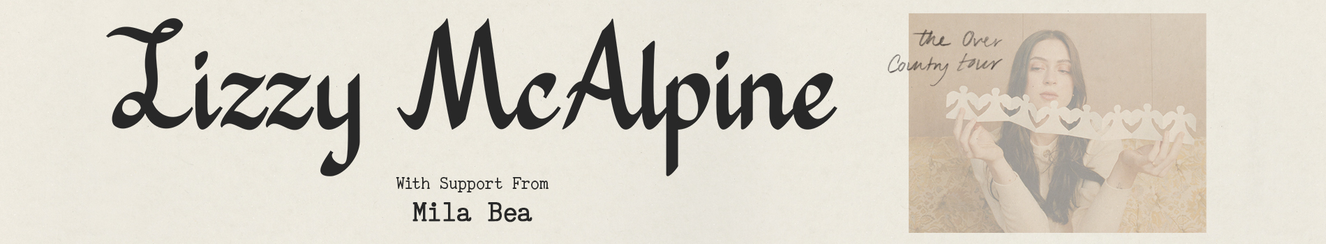 Lizzy McAlpine - 2027 Australia and New Zealand tour
