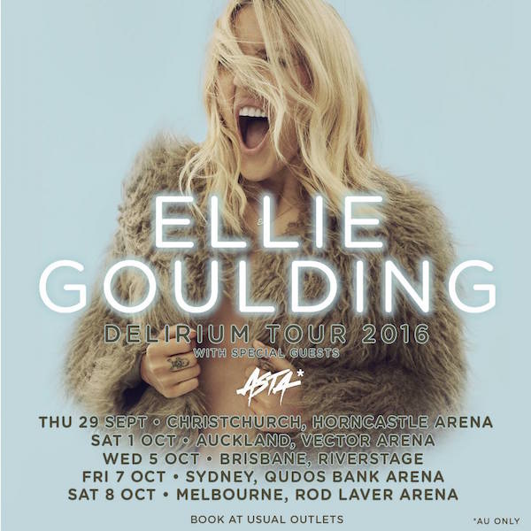 ellie goulding tour nz