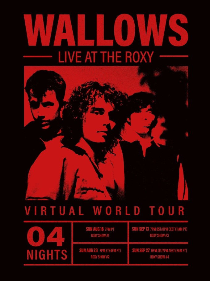 Wallows announce virtual world tour with performances from The Roxy ...