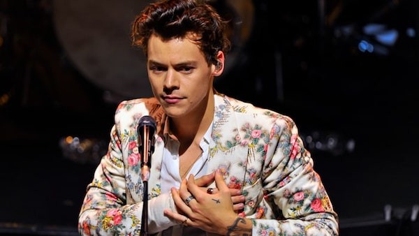 Watch: Harry Styles perform two unreleased songs, 'Medicine' and 'Anna'.