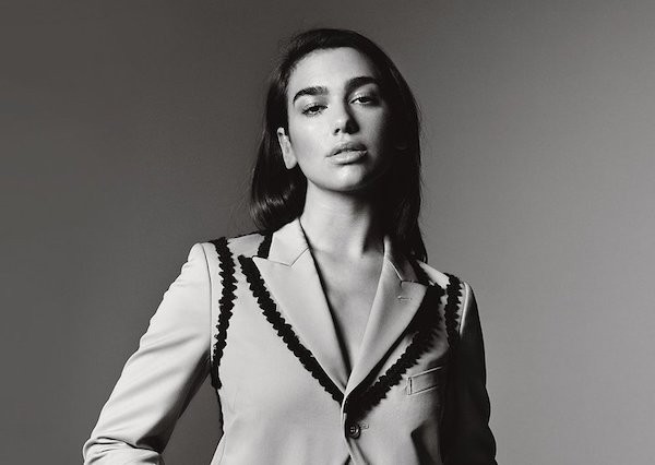 Dua Lipa on the cover of Elle UK, June 2018.