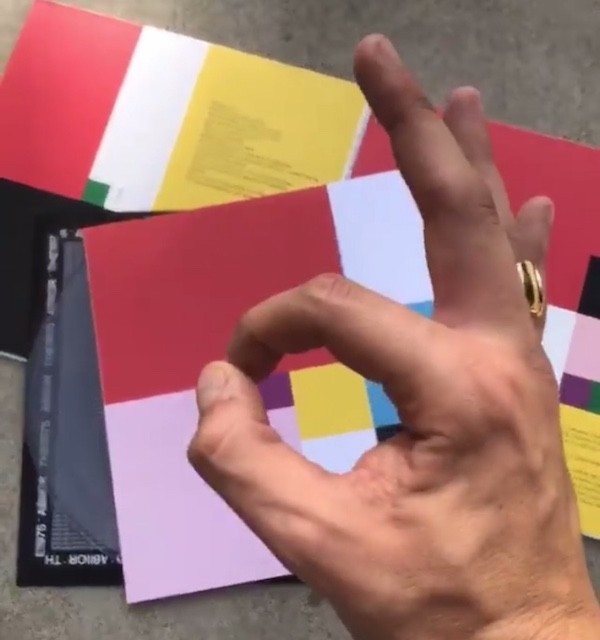 Matty Healy unboxes 'A Brief Inquiry Into Online Relationships' vinyl.