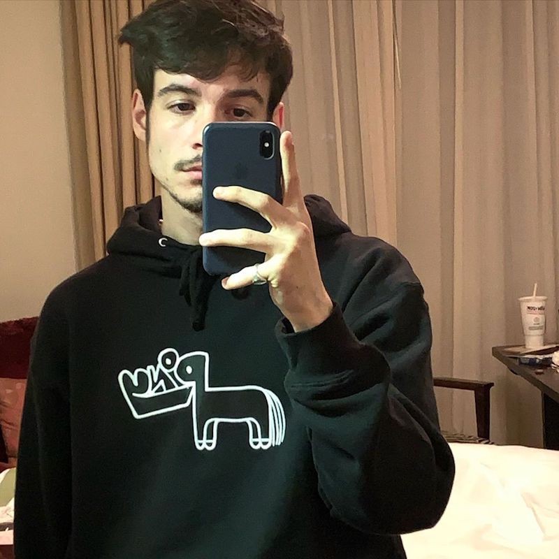 rex orange county black hoodie