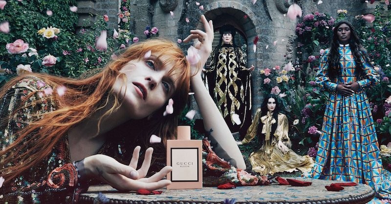 Miniature Steward Emigrere Florence Welch is the face of Gucci's new fragrance. | Coup De Main Magazine