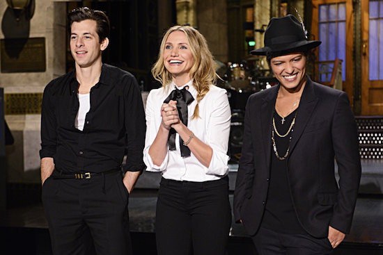 Watch Mark Ronson and Bruno Mars perform 'Uptown Funk' on SNL