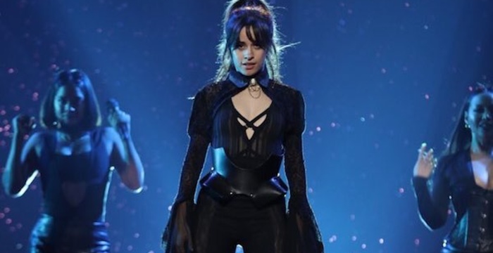 Camila Cabello Debuted New Song Sangria Wine Live Coup De Main - musicwatch camila cabello pharrell perform sangria wine live at the 2018 bbmas